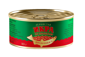 Ікра форелі ТМ "По правилам" 120г ж/б Ікра форелі ТМ "По правилам" 120г ж/б