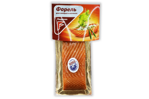 Форель,шматок копчений на шкірі 300г Форель,шматок копчений на шкірі 300г